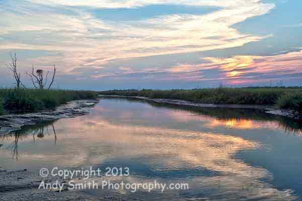 Sunset over the Marsh